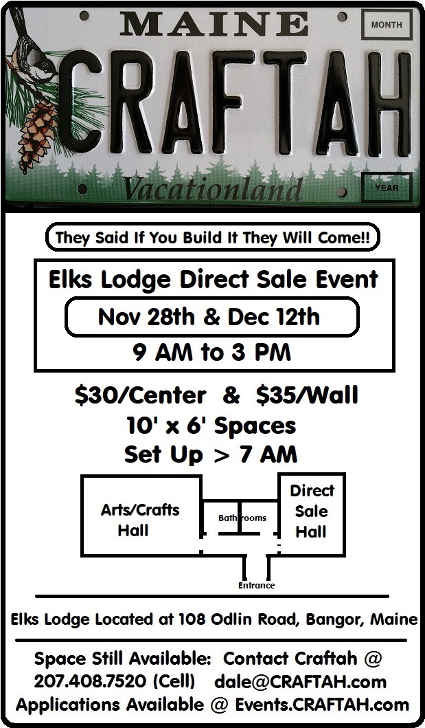 Craftah Fairs: Elks Lodge Vendor Events